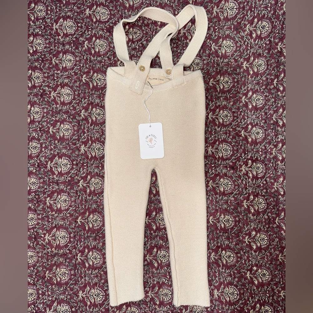 Finn & Vince cream suspenders